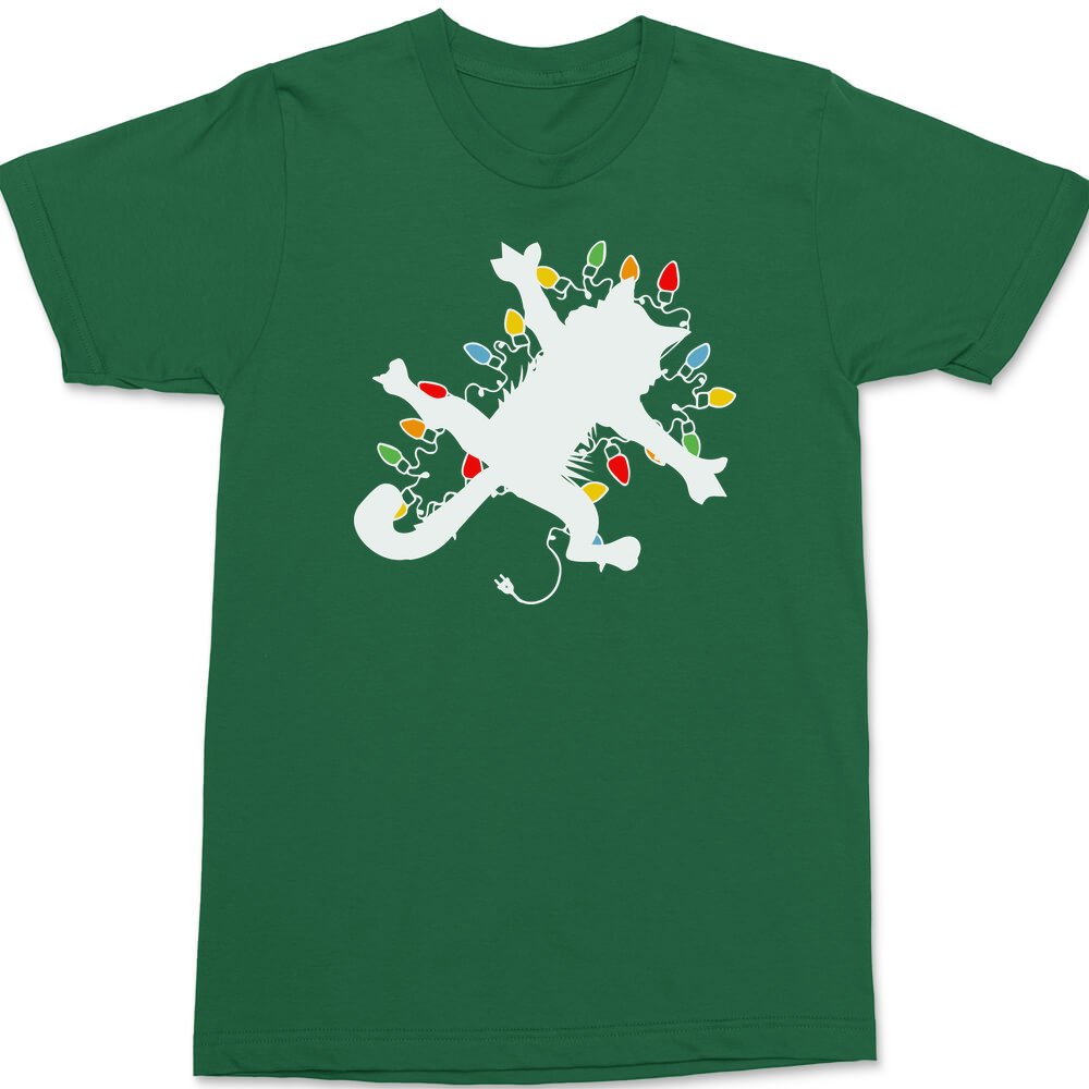 Griswold Cat T-Shirt GREEN