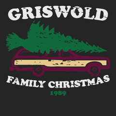 Griswold Family Christmas T-Shirt BLACK