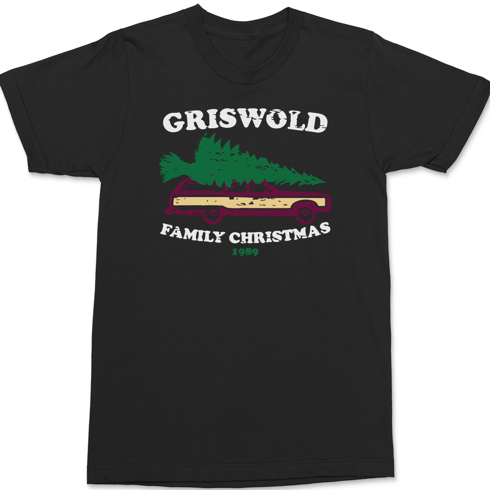 Griswold Family Christmas T-Shirt BLACK