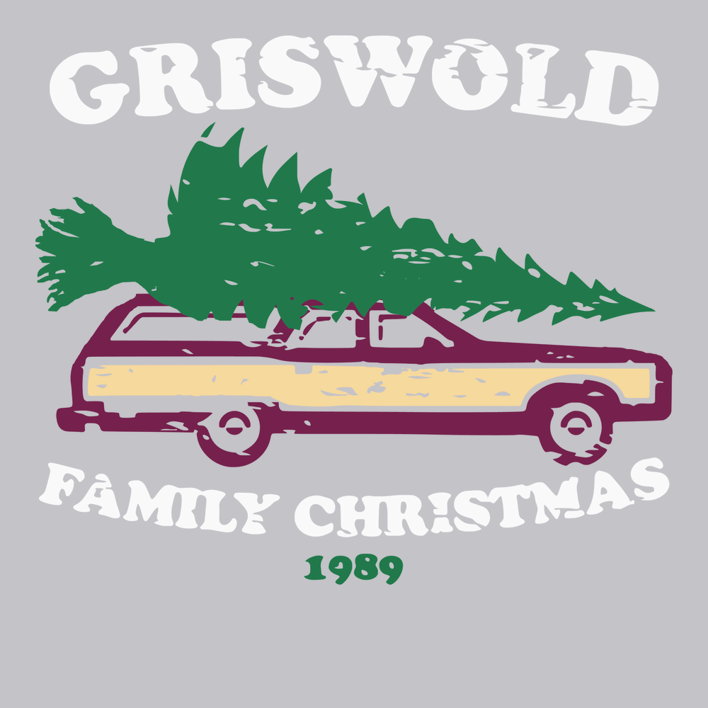 Griswold Family Christmas T-Shirt SILVER