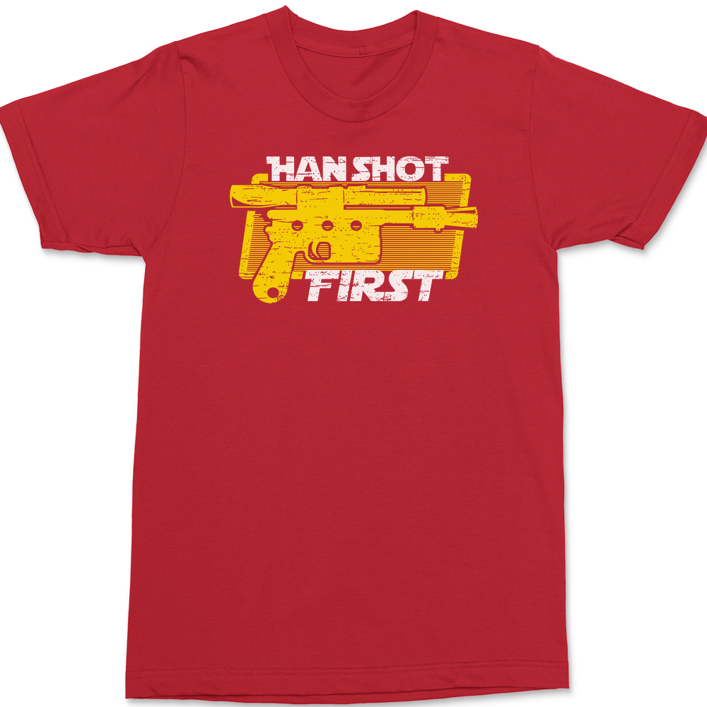 Han Shot First T-Shirt RED