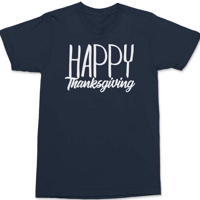 Happy Thankgiving T-Shirt NAVY