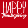 Happy Thankgiving T-Shirt RED