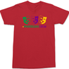 Hashtag Mardi Gras Crew T-Shirt RED