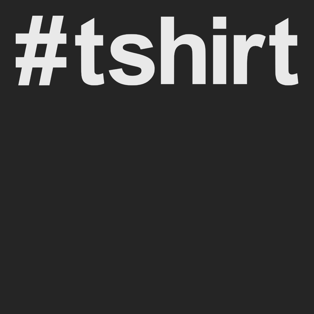 Hashtag T-Shirt T-Shirt BLACK