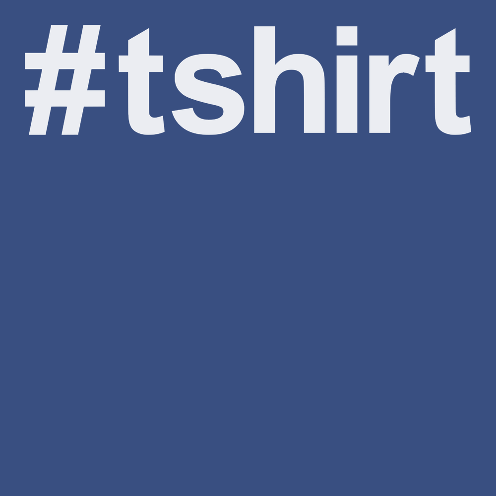 Hashtag T-Shirt T-Shirt BLUE