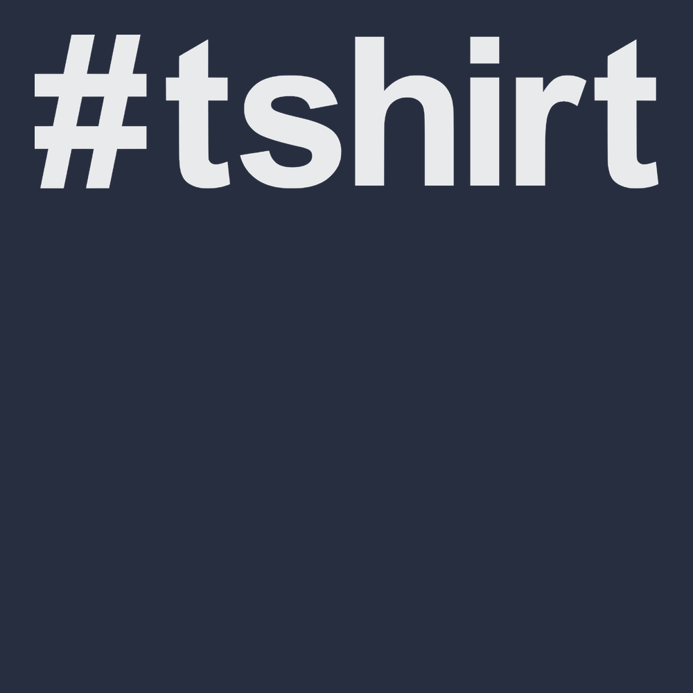 Hashtag T-Shirt T-Shirt NAVY