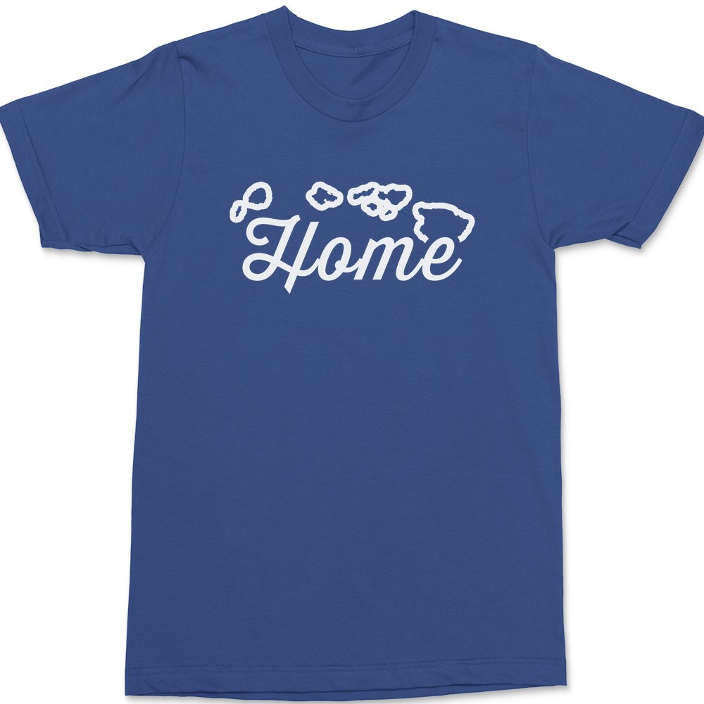 Hawaii Home T-Shirt BLUE