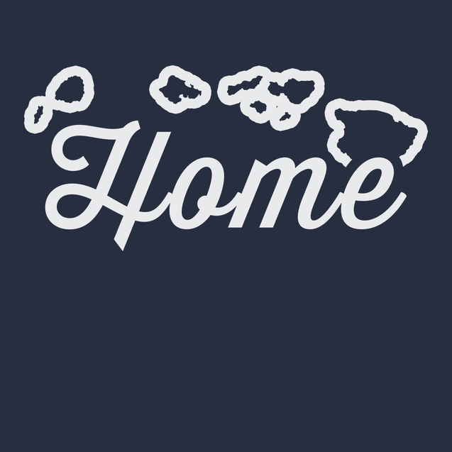 Hawaii Home T-Shirt NAVY