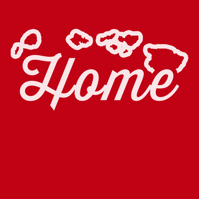 Hawaii Home T-Shirt RED