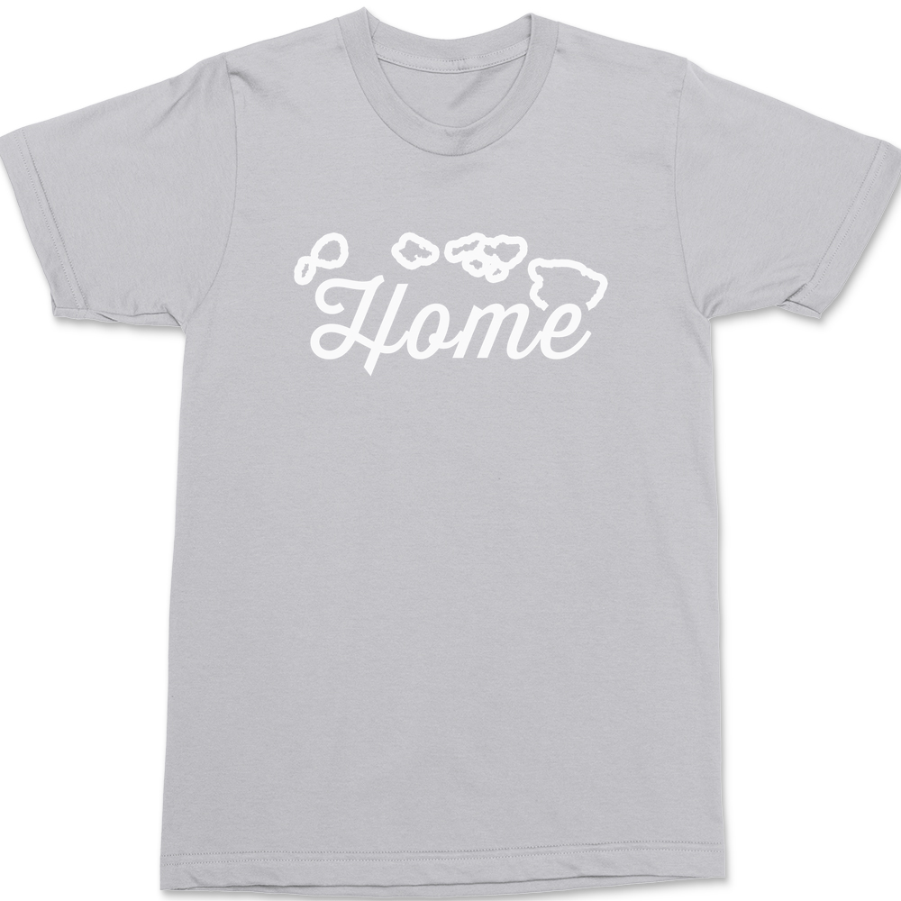 Hawaii Home T-Shirt SILVER