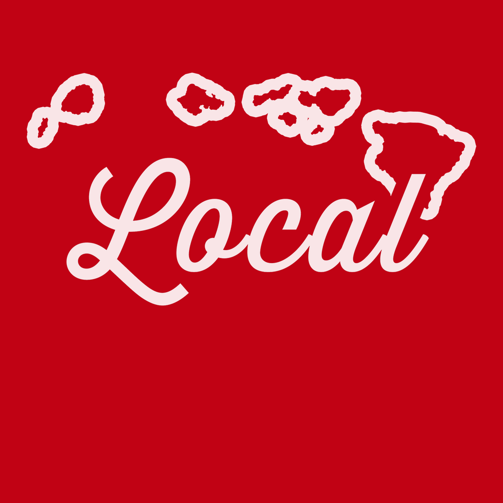 Hawaii Local T-Shirt RED