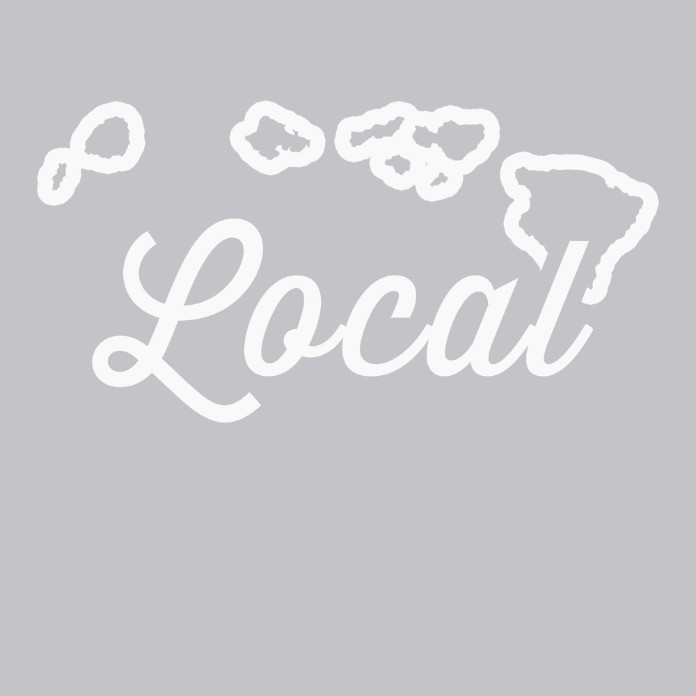 Hawaii Local T-Shirt SILVER