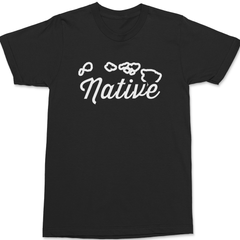 Hawaii Native T-Shirt BLACK