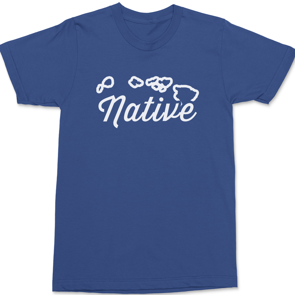 Hawaii Native T-Shirt BLUE