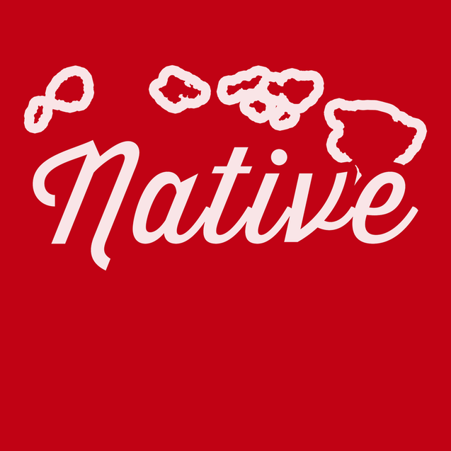 Hawaii Native T-Shirt RED