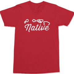 Hawaii Native T-Shirt RED