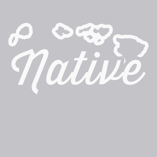 Hawaii Native T-Shirt SILVER