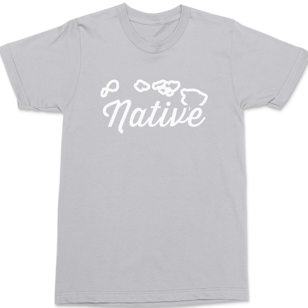 Hawaii Native T-Shirt SILVER