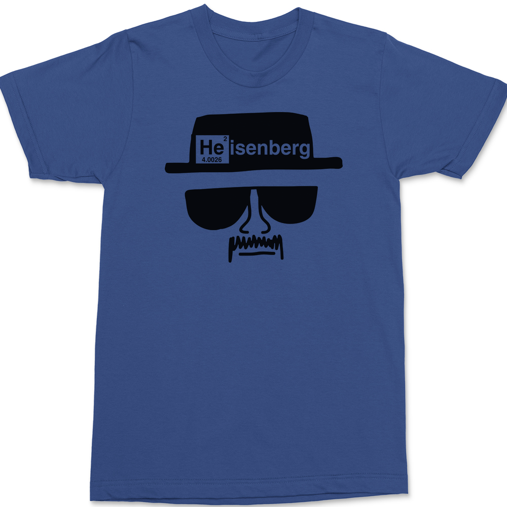 Heisenberg Hat T-Shirt BLUE