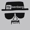 Heisenberg Hat T-Shirt SILVER