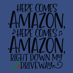 Here Comes Amazon T-Shirt BLUE