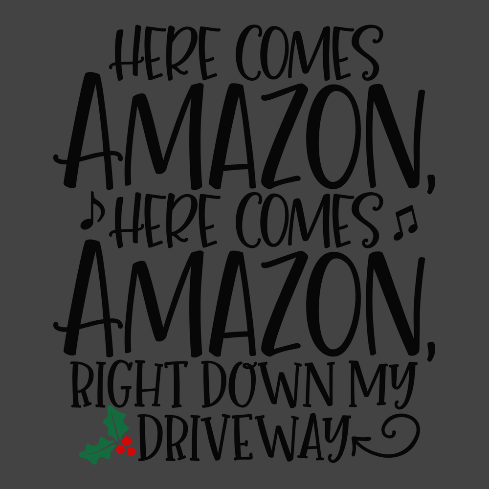 Here Comes Amazon T-Shirt CHARCOAL