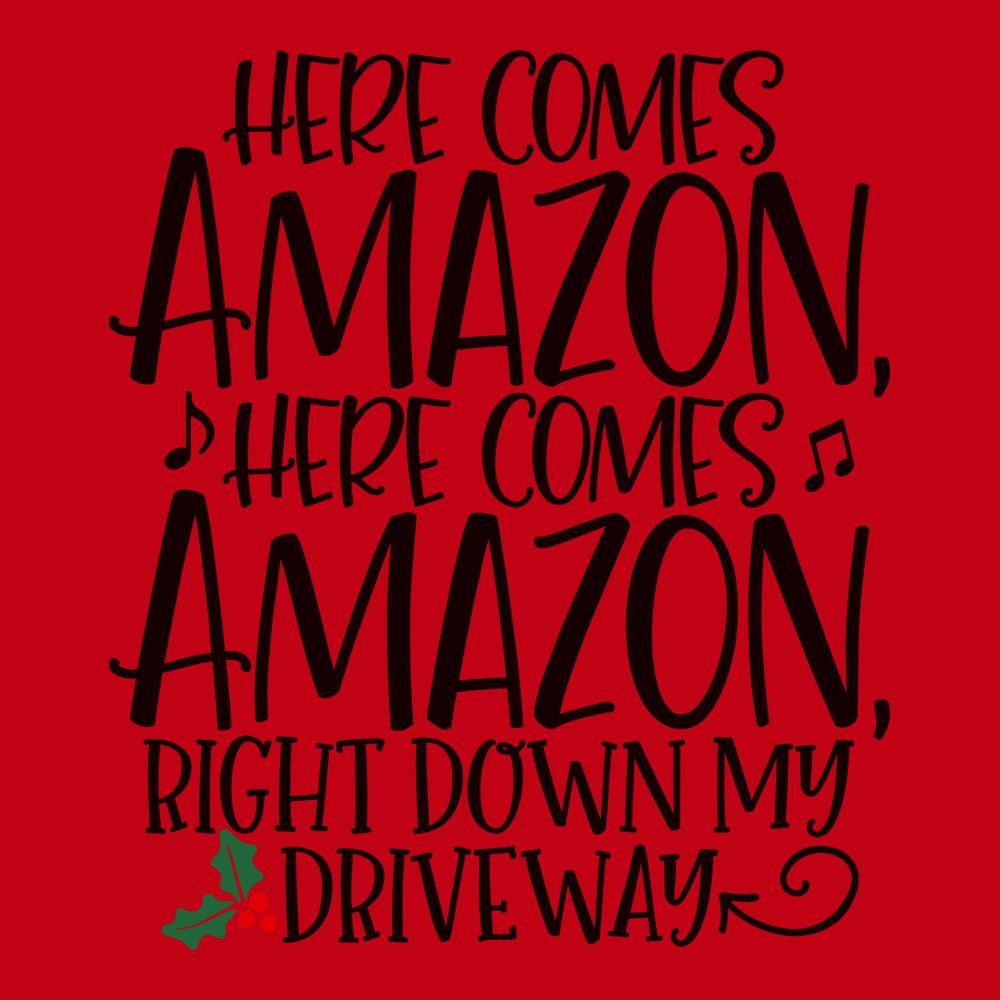 Here Comes Amazon T-Shirt RED