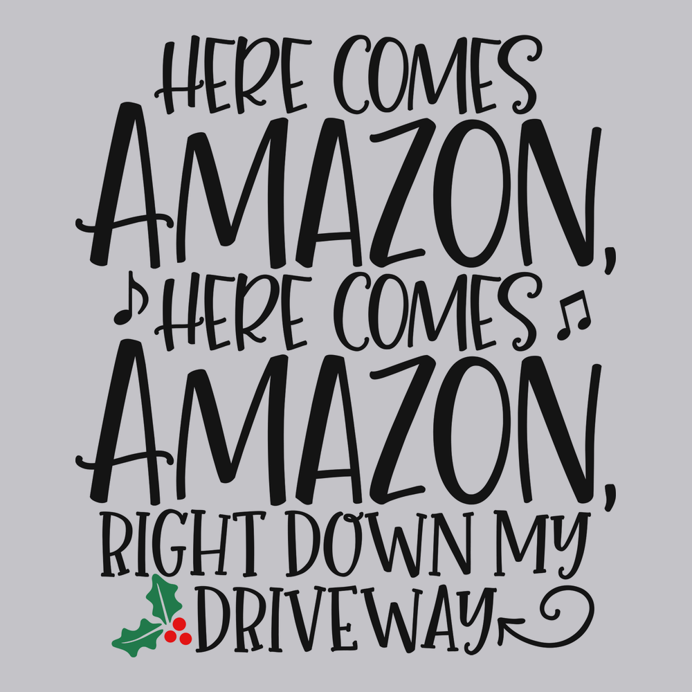 Here Comes Amazon T-Shirt SILVER