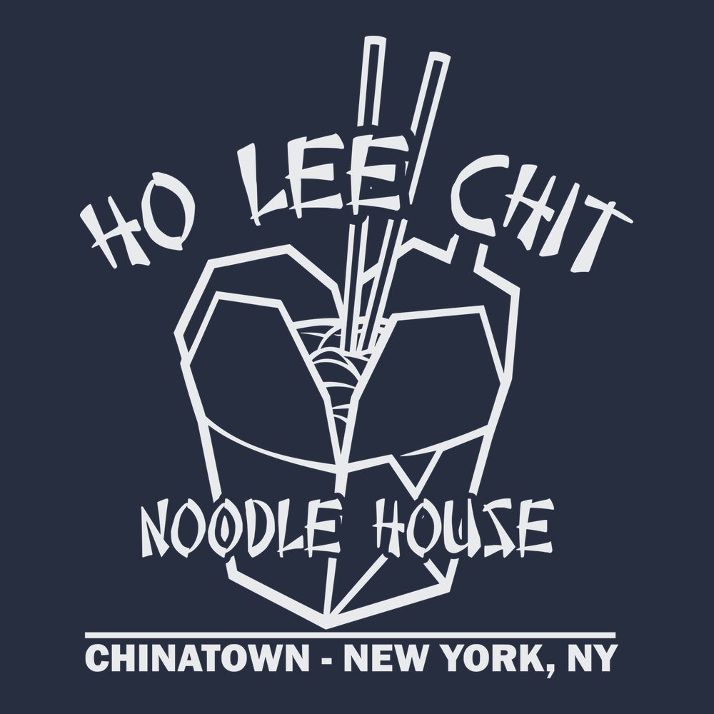 Ho Lee Chit Noodle House T-Shirt NAVY