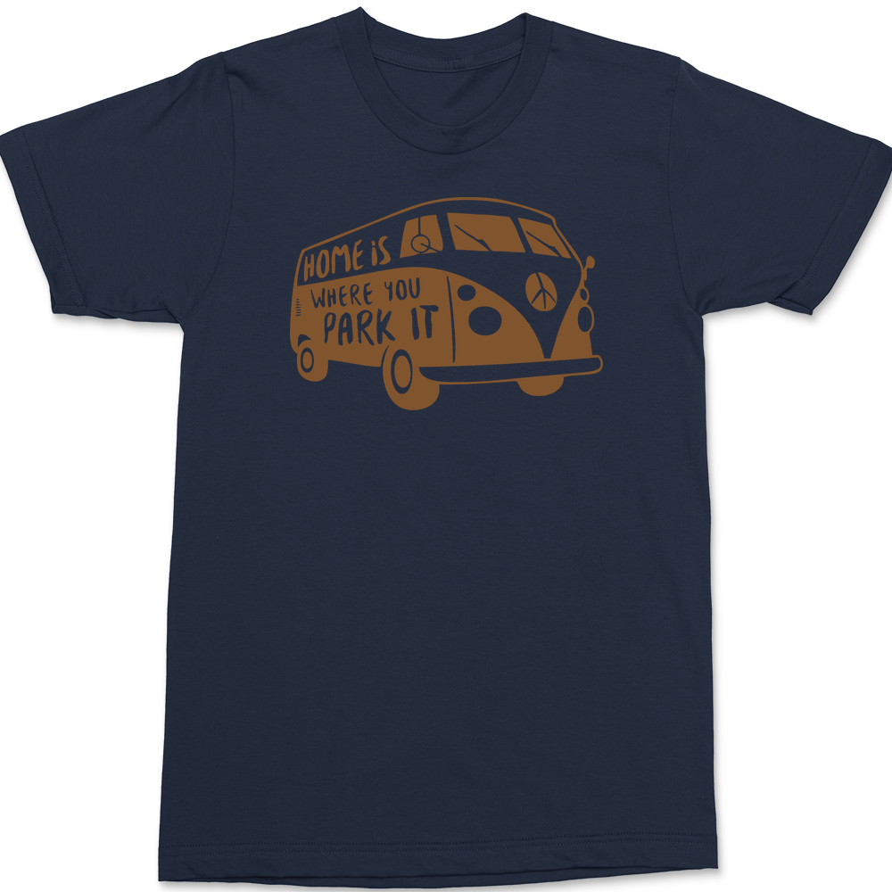 Home Is Where You Park It T-Shirt NAVY