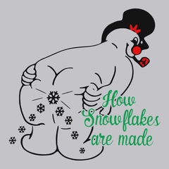How Snowflakes are Made T-Shirt SILVER