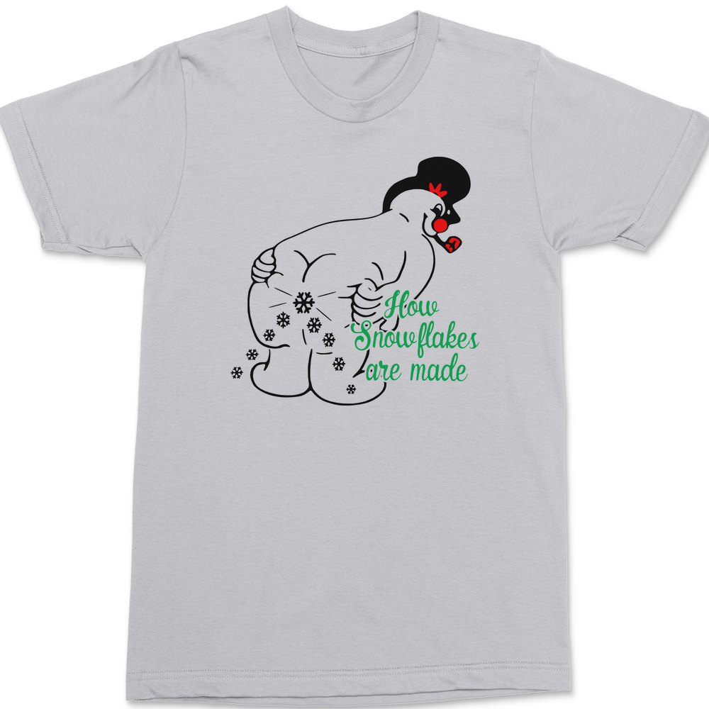 How Snowflakes are Made T-Shirt SILVER