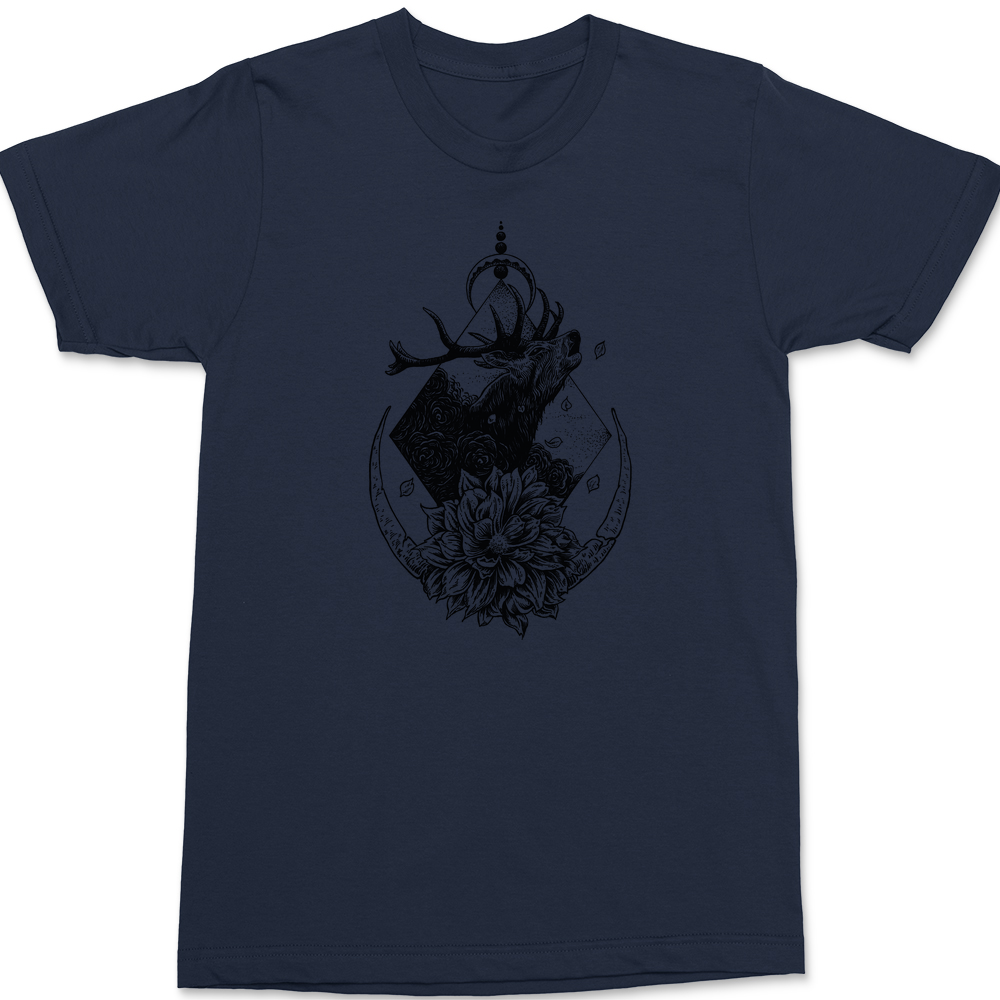 Howling Buck T-Shirt NAVY