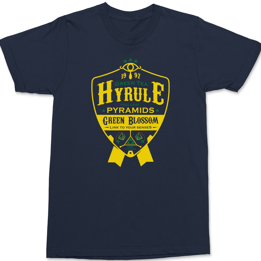 Hyrule Green Tea T-Shirt Navy