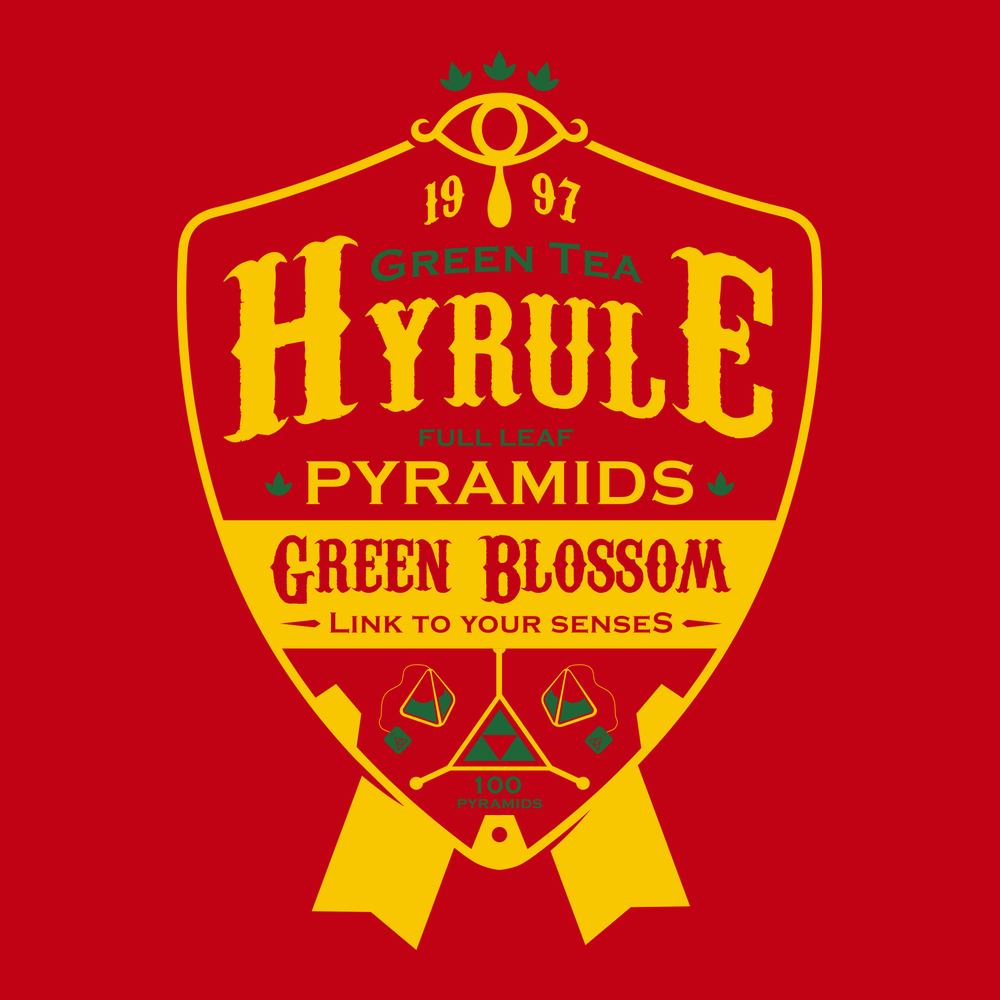 Hyrule Green Tea T-Shirt RED