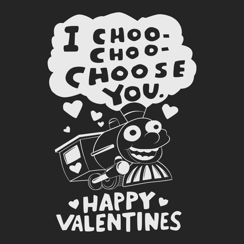 I Choo Choo Choose You T-Shirt BLACK