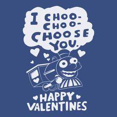 I Choo Choo Choose You T-Shirt BLUE