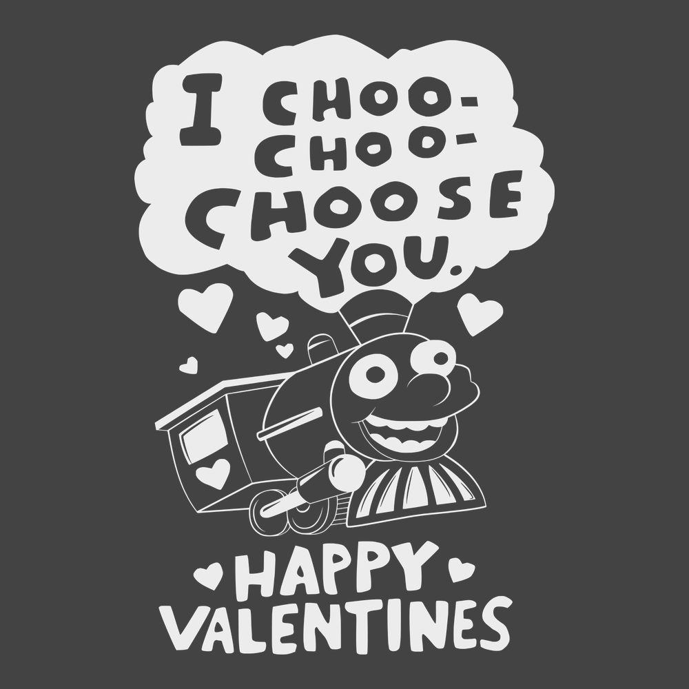 I Choo Choo Choose You T-Shirt CHARCOAL