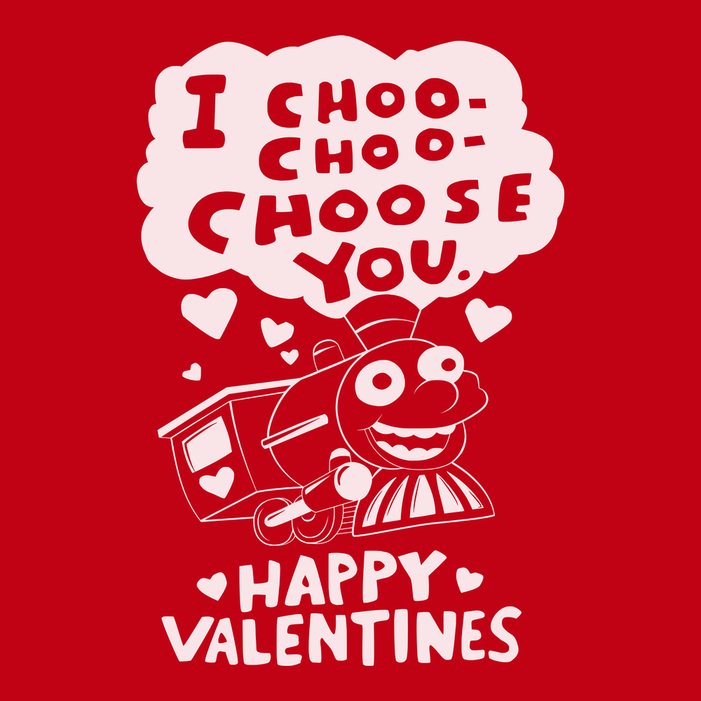 I Choo Choo Choose You T-Shirt RED