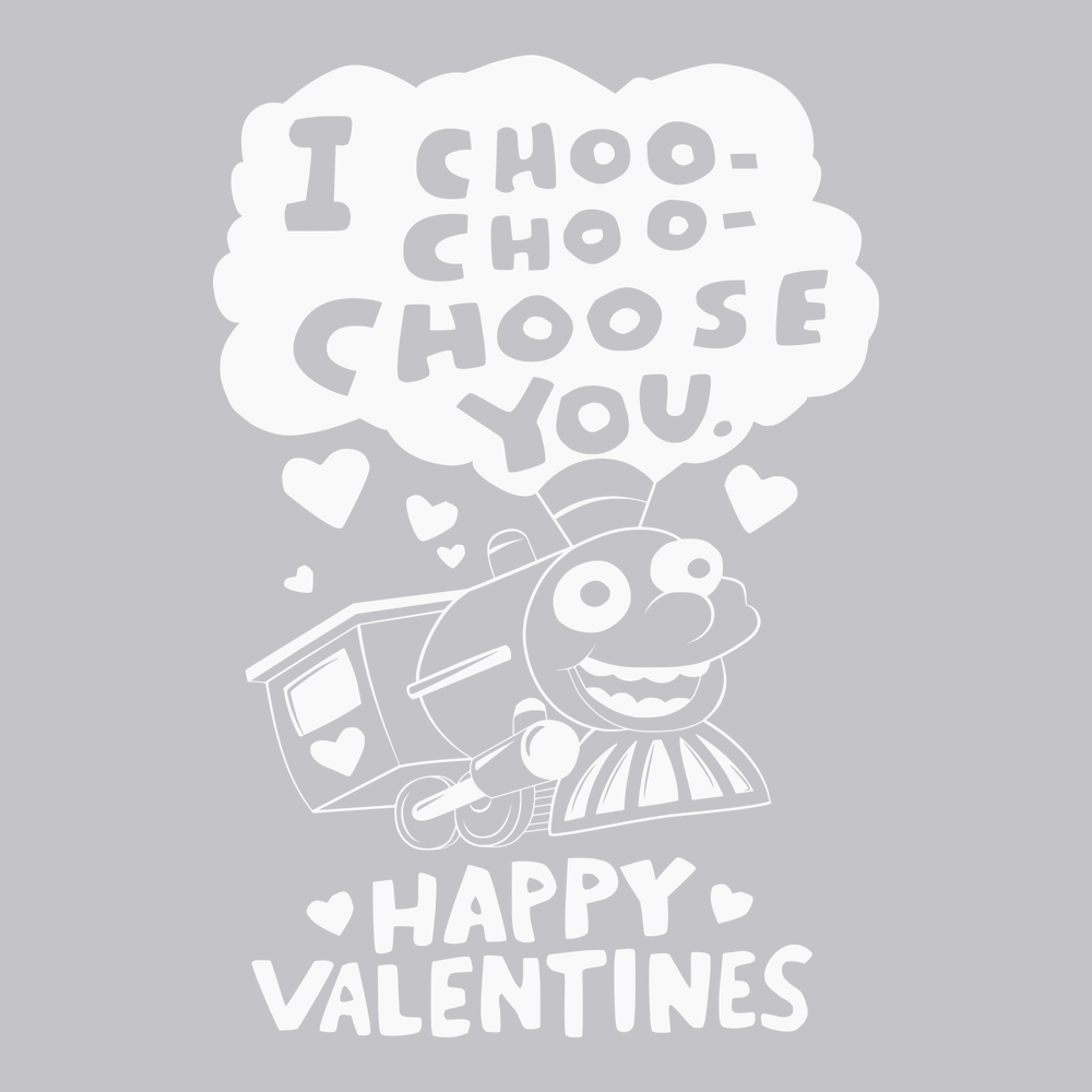 I Choo Choo Choose You T-Shirt SILVER