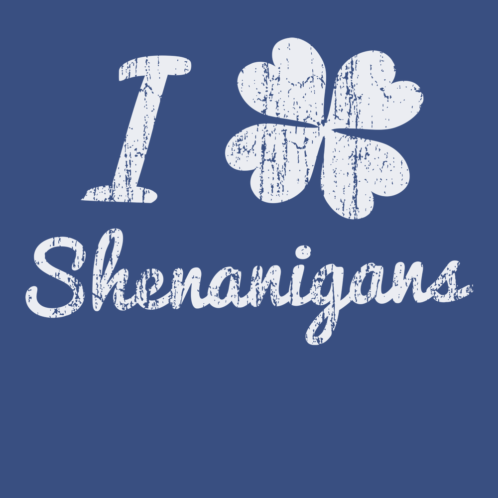 I Clover Shenanigans T-Shirt BLUE