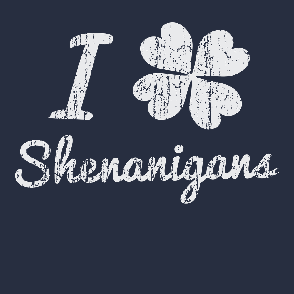 I Clover Shenanigans T-Shirt NAVY