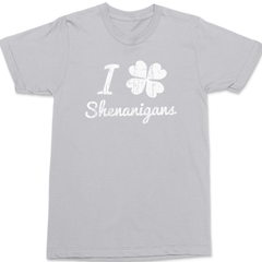 I Clover Shenanigans T-Shirt SILVER