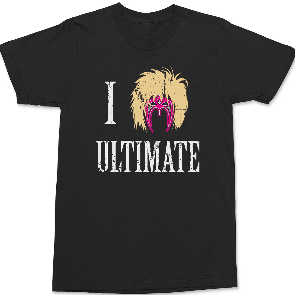 I Heart Ultimate Warrior T-Shirt BLACK