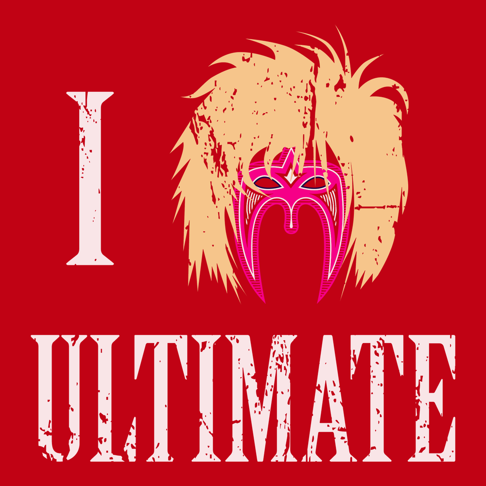 I Heart Ultimate Warrior T-Shirt RED