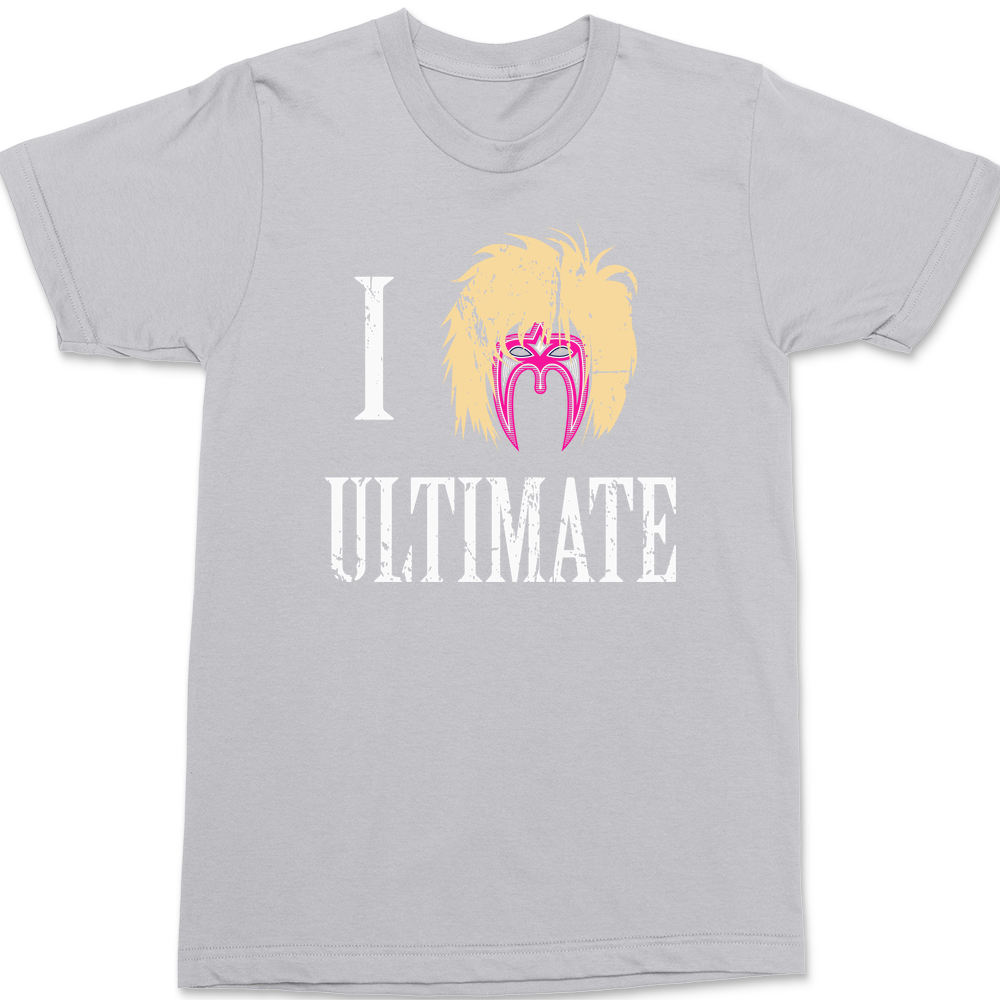 I Heart Ultimate Warrior T-Shirt SILVER