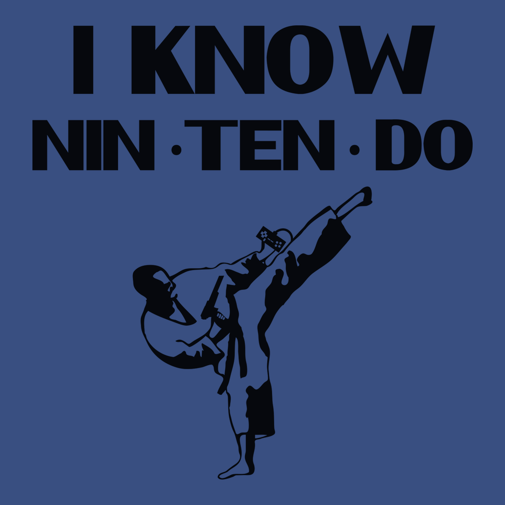 I Know Nintendo T-Shirt BLUE