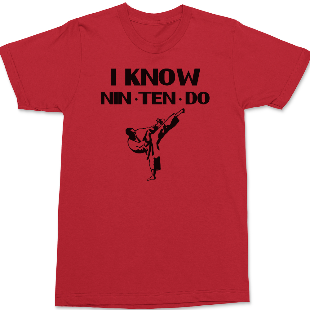 I Know Nintendo T-Shirt RED