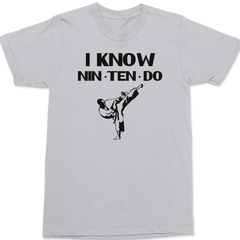I Know Nintendo T-Shirt SILVER